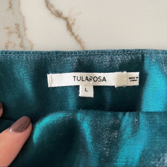 Tularosa Wrap Freida Skirt in Emerald Size Large - Picture 8 of 13